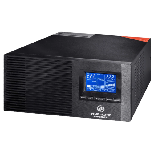 Інвертор з ДБЖ Kraft KRF-AVR1200VA/1КW-12V