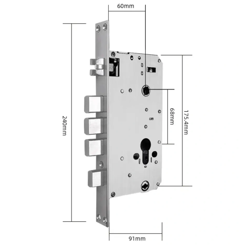 Врізна частина з автозакриттям SEVEN LOCK 6068