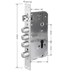 Врізна частина SEVEN LOCK 6068R (Round)