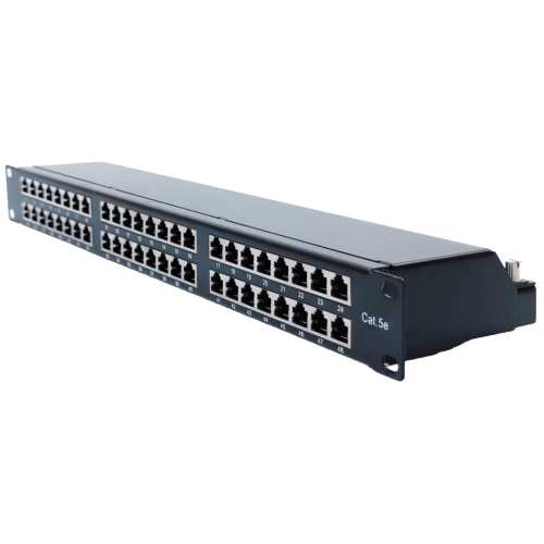 Патч-панель 19" type кат. 5e LW 1U STP 48xRJ-45 Dual IDC