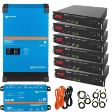 Система безперебійного живлення однофазна VictronEnergy MultiPlus-II + Dyness 4кВт 14.4кВт•г