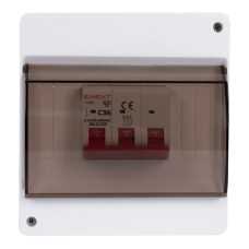 Корпус пластиковий 6-модульний навісний Enext e.plbox.stand.n.06k