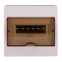 Корпус пластиковий 8-модульний навісний Enext e.plbox.stand.n.08k