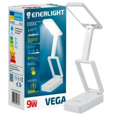 Світильник настільний світлодіодний з акумулятором ENERLIGHT VEGA 9Вт 3000-6000K