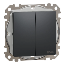 Двоклавішний вимикач Schneider Electric Sedna Design & Elements SDD214105