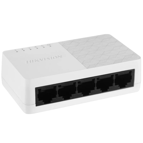 Комутатор 5 портів некерований Hikvision DS-3E0505D-O 1000M