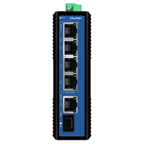Комутатор 6 портів некерований Ewind EW-PIS1806F-4GE PoE