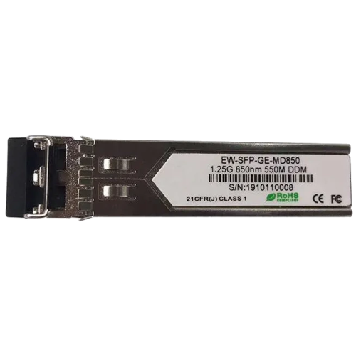 Модуль SFP Ewind EW-SFP-GE-MD850 155M, Multi-mode Dual Fiber, 850nm, 550meter, LC connector