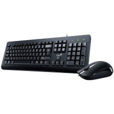 Комплект (клавіатура + миша) Genius KM-160 Black Ukr (31330001419)