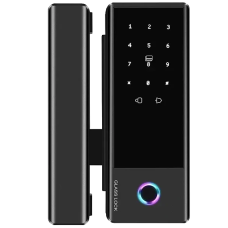 Розумний біометричний замок на скляні двері SEVEN LOCK SL-7776BF black