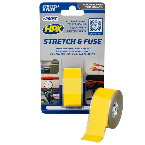Стрічка силіконова вулканізуюча HPX SG2503 Stretch&Fuse 25мм х 3м