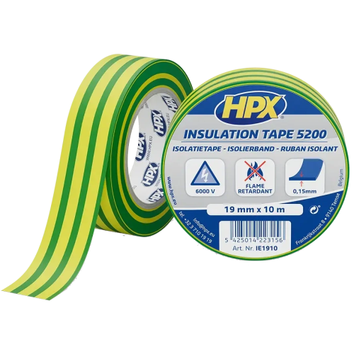 Стрічка ПВХ ізоляційна HPX IE1910 HPX5200 19мм х 10м