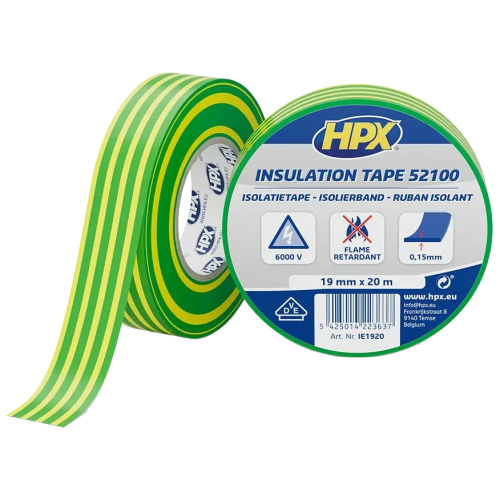 Стрічка ПВХ ізоляційна HPX IE1920 HPX52100 19мм х 20м