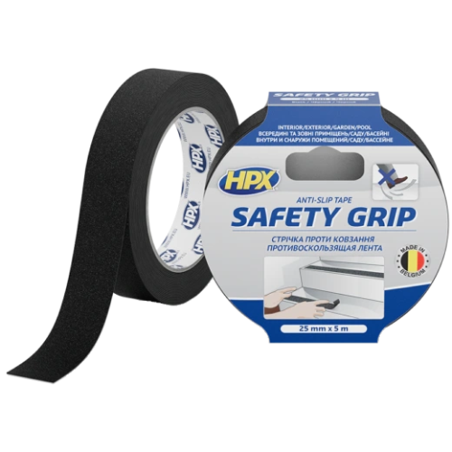 Стрічка самоклеюча проти ковзання HPX SB2505 SAFETY GRIP 25мм x 5м