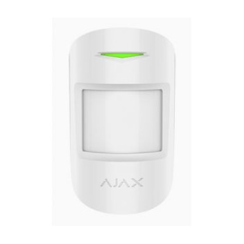 Сповіщувач Ajax CombiProtect (white) руху та розбиття скла бездротовий