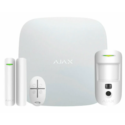 Комплект Ajax StarterKit Cam Plus HDR ECG (8EU) UA white