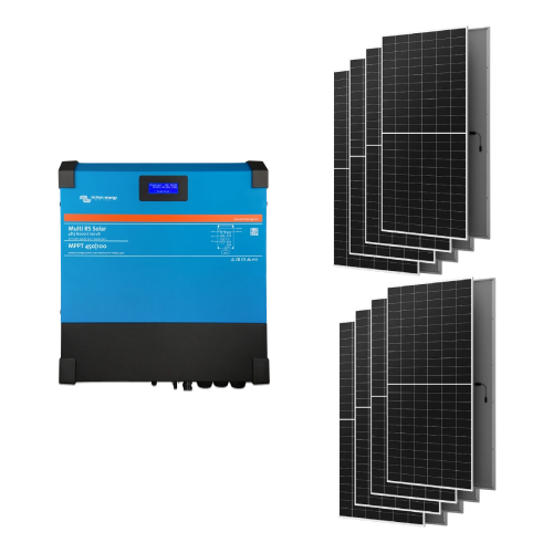 Система автономного живлення однофазна Victron Energy Multi RS Solar 48/6000/100-450/80 + AIKO G645-MCH7 5.3 кВт2Dw