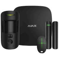Комплект Ajax StarterKit Cam HDR (8EU) UA black охоронної сигналізації