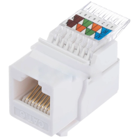 Модуль Hager Lumina WL9002 SLIM KeyStone RJ-45 UTP, кат.5е