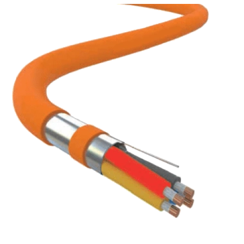 Вогнестійкий кабель JE-H(St)H FE180 / E30 2x2x0,8 1м (200м)