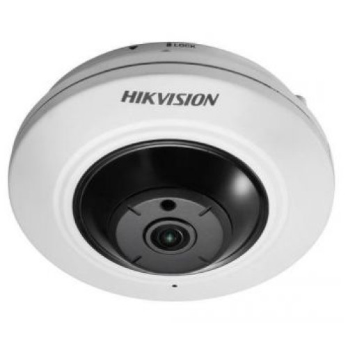 5мп Fisheye IP відеокамера Hikvision з функціями IVS і детектором осіб DS-2CD2955FWD-I (1.05 мм)