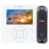 Комплект відеодомофона BCOM BD-480 White Kit
