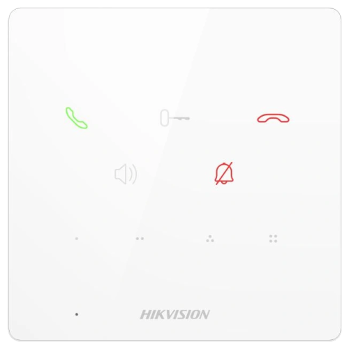 Аудіодомофон IP мережевий POE Hikvision DS-KH6000-E1/White