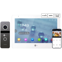 Комплект відеодомофону Neolight MEZZO Hybrid + SOLO FHD Graphite