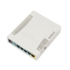 2.4GHz Wi-Fi маршрутизатор з 5-портами Ethernet для домашнього використання MikroTik RB951G-2HnD