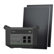 Система автономного живлення однофазна HYXiPower HYX-EA2000 + JINKO JKM445N-54HL4R-V 445 Вт