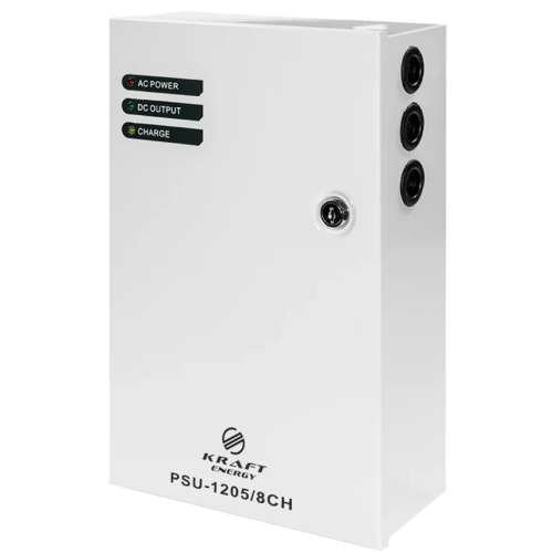 Джерело безперебійного живлення Kraft PSU-1205/8CH