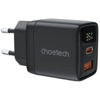 Адаптер Choetech PD6052 Black PD35W GAN A+C
