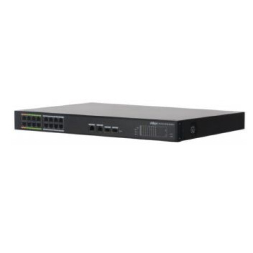 16-портовий керований PoE комутатор c 8 портами ePoE DH-LR2218-16ET-240