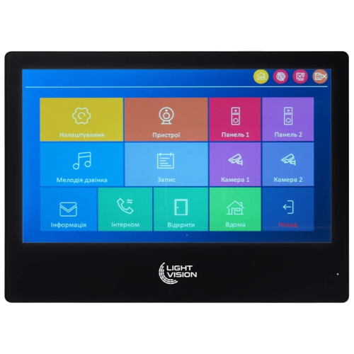 Відеодомофон Light Vision SINGAPORE WiFi FHD BLACK (AI) 10"