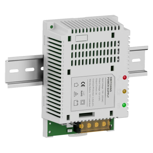 Плата ДБЖ Kraft PSU-1203(LED) з кріпленням на DIN-рейку
