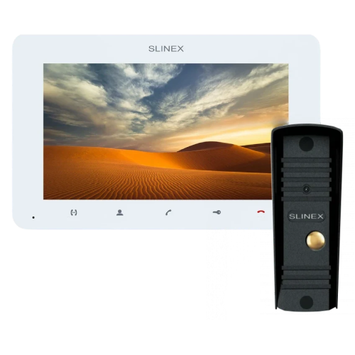 Комплект Slinex SM-07MHD білий + ML-16HD чорний