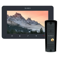 Комплект Slinex SM-07MHD графіт + панель ML-16HD чорний