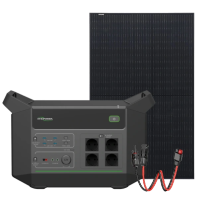 Система автономного живлення однофазна HYXiPower HYX-EA2000 + Risen Solar RSM40-8-400MB Full Black