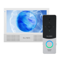 Комплект відеодомофон Slinex Sonik 7 AI white + панель виклику ML-20HD silver/ black