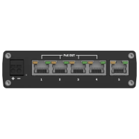 Комутатор 5 портів некерований Teltonika TSW101 POE+ для використання в транспорті