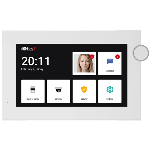Відеодомофон Bas-IP AZ-07LF white Android 7" Wi-Fi