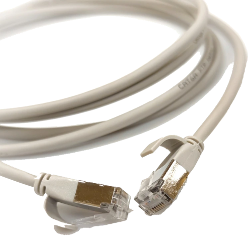 Патч-корд U/FTP, 0.5м, кат. 6А, 28AWG Slim, LSZH, LW