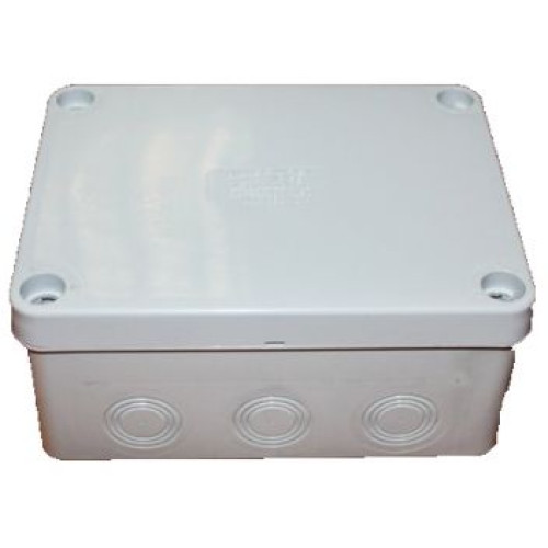 Коробка розподільна з кабель-вводами COURBI 150x110x70 серая
