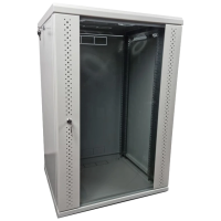 Шафа EServer 15U 600х600х773 скло, сіра