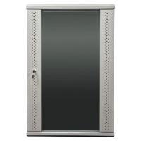 Шафа EServer 18U 600х600х907 скло, сіра
