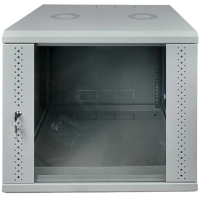 Шафа EServer 9U 600х500х503 скло, сіра
