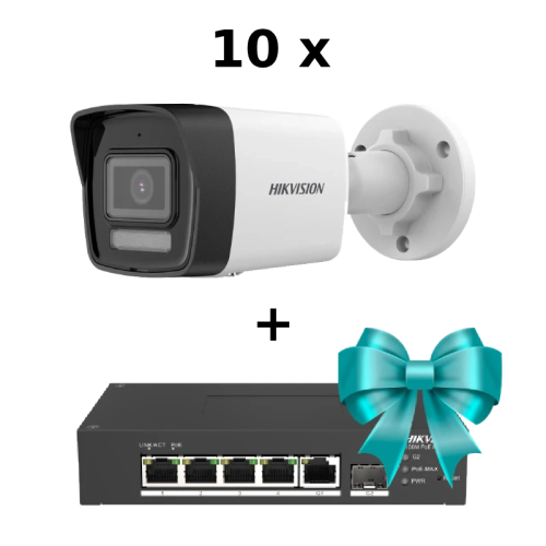 IP відеокамера Hikvision DS-2CD1043G2-IUF 4МП (2.8мм) з мікрофоном