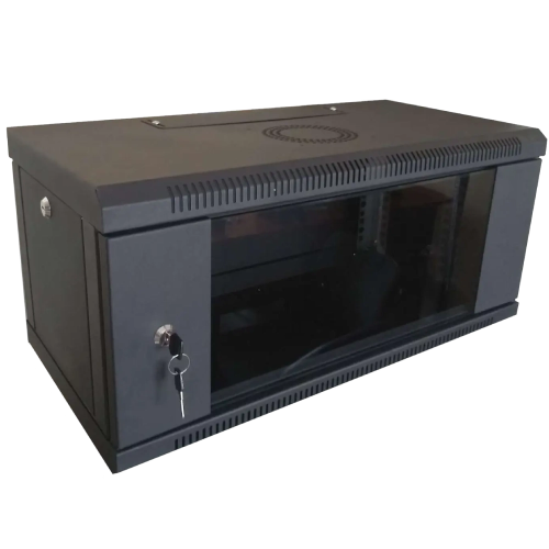 Шафа коммутаційна Hypernet WMNC-35-6U-FLAT-BLACK 6U 600x350 чорна