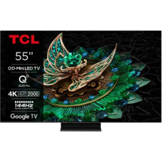 Телевізор TCL 55C89B MiniLED 4K 144Hz Smart Google TV Titan ONKYO