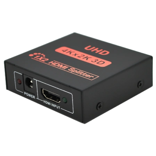 Активний HDMI сплітер 1=>2 порта 4K, 2K DC5V/2A